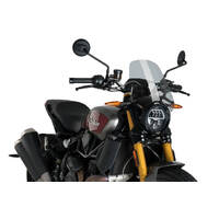 Puig New Generation Sport Screen To Suit Indian FTR 1200 (2019 - Onwards) - Smoke