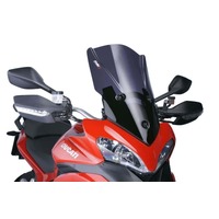 Puig Touring Plus Screen To Suit Ducati Multistrada 1200/S (2010 - 2012) - Dark Smoke