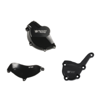 Bonamici Racing Engine Cover Protection Kit To Suit BMW S 1000 R/RR 2017 - 2018 (Black)