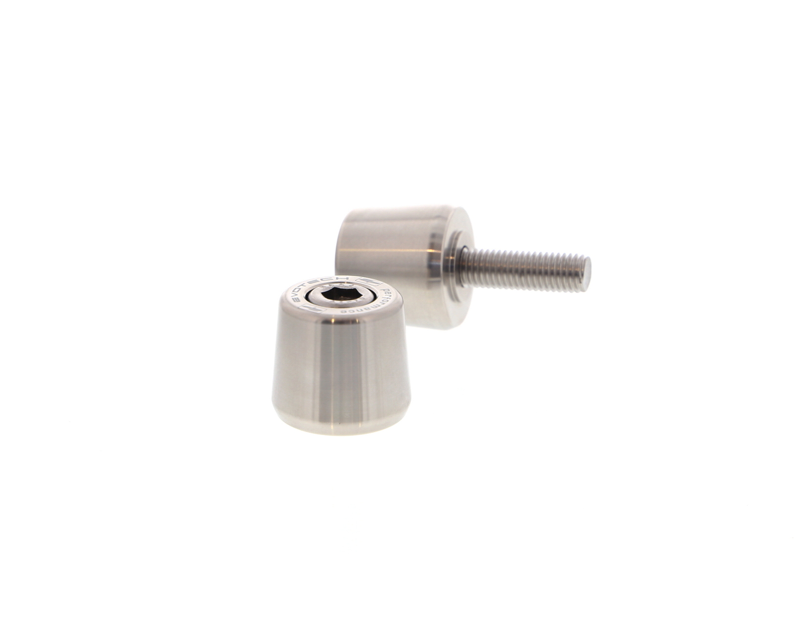 Silver Handlebar End Weights by Evotech Performance 2017 onwards BMW S 1000 R