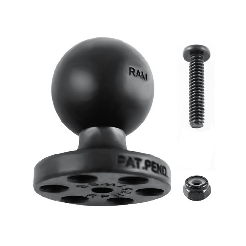 RAM MOUNTS RAP-B-397-2U Universal Medium Tough-Clamp with 1 Diameter Rubber Ball 