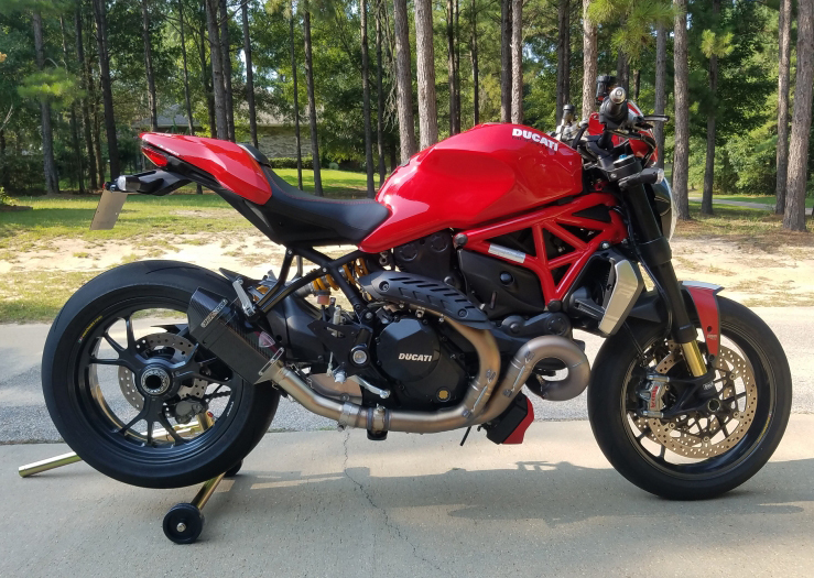 ducati monster slip on exhaust