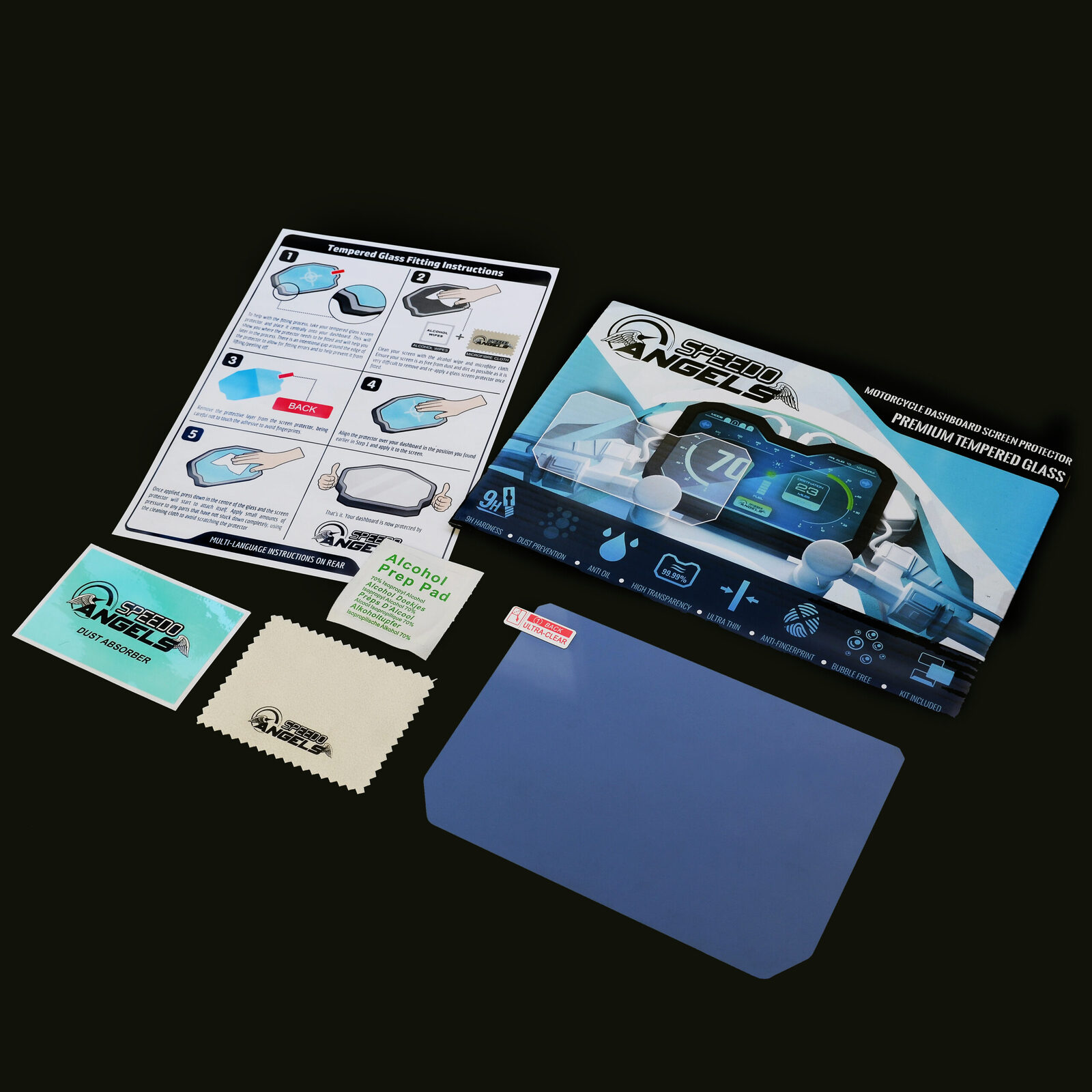 Speedo Angels Nano Glass Screen Protector For Husqvarna Norden 901 (2022+) – 2 Pack