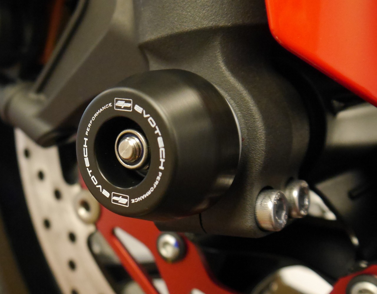 Evotech Performance Front Fork Spindle Bobbins To Suit Yamaha YZF-R1M 2015 - 201