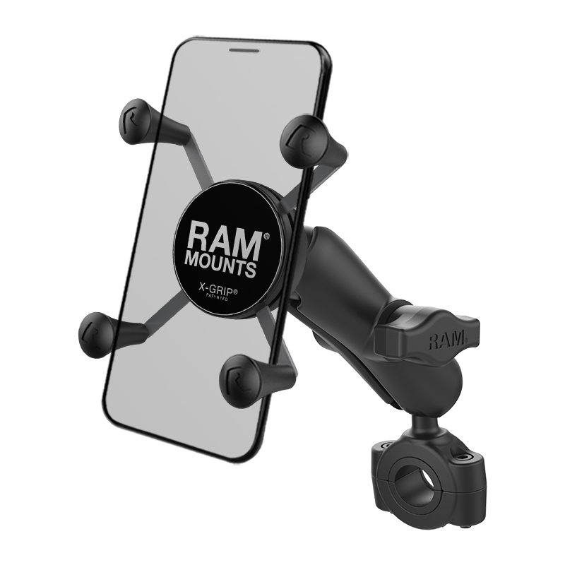 RAM® X-Grip® Phone Mount with Handlebar U-Bolt Base - Medium