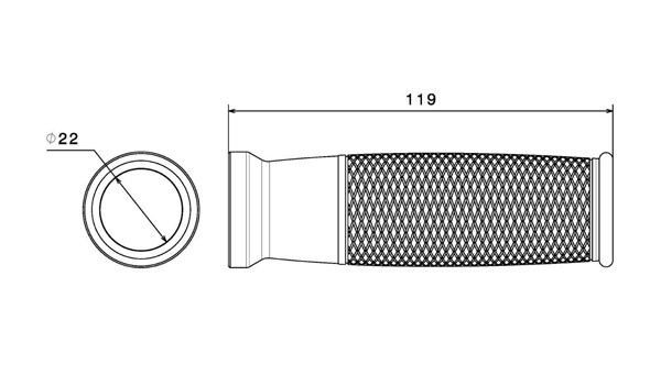 Rizoma GR221 Dimensions