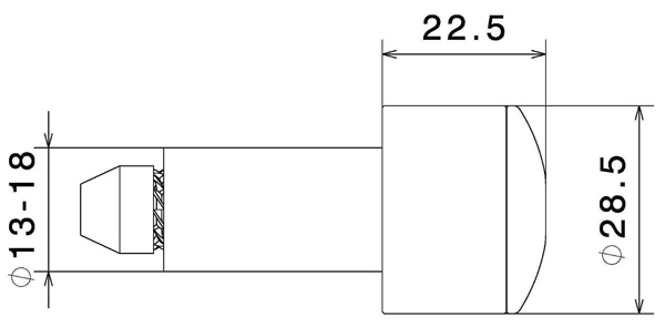 Rizoma MA533 Dimensions