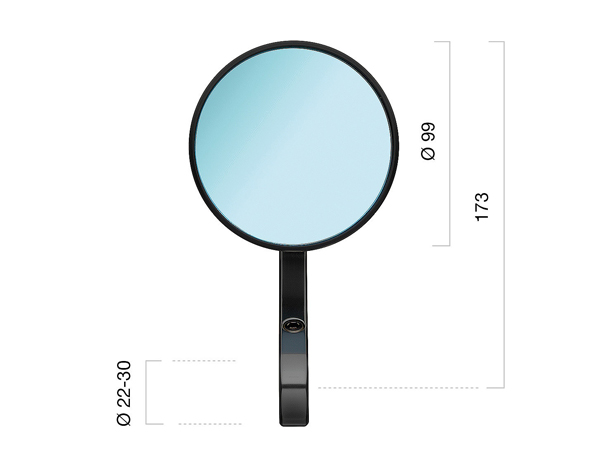 Rizoma Eccentrico Dimensions