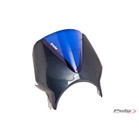 Puig Windscreen Mod.Vision Semif.C/Carbon Screen (Blue)