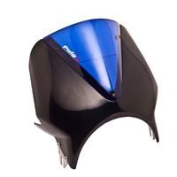 Puig Windscreen Vision Semif. (Black) Screen (Blue)
