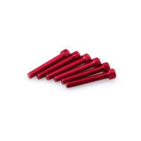 Puig Kit Screws Allen M8X50mm. (Red)