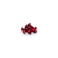 Puig Kit Screws Domed M5X15mm. (Red)