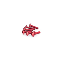 Puig Kit Screws Domed M5X20mm. (Red)