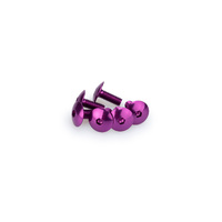 Puig Kit Screws Domed M6X15mm. C/Purple