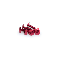 Puig Kit Screws Domed M6X20mm. (Red)
