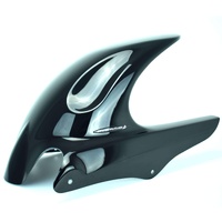 Pyramid Hugger | Gloss Black (184mm Chainguard) | Suzuki SV 1000 2003>2007