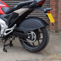 Pyramid Full Rear Hugger  | Matte Black | Honda NC 700 S 2012>Current