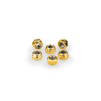 Puig Blister 6 Locknut M5 (Gold)