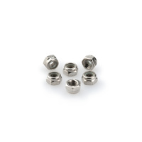 Puig Blister 6 Locknut M5 (Silver)