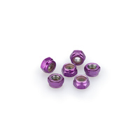 Puig Blister 6 Locknut M6 C/Purple