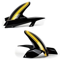 Pyramid Hugger | Metallic Diablo Black/Metallic Yellow (Yellow Ball Scheme) | Kawasaki Z 900 RS SE 2022>Current