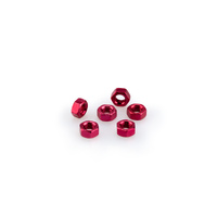 Puig Blister 6 Nuts M5 (Red)