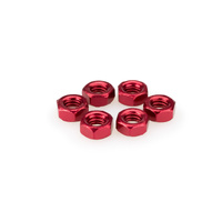 Puig Blister 6 Nuts M6 (Red)