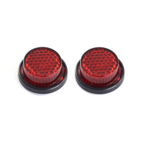 Pyramid Universal Round Number Plate Reflector | Pack Of 2