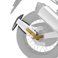 Pyramid Spray Guard | Gloss White + Gold Arm | Honda CRF 1000 L Africa Twin 2016>2019