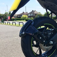 Pyramid Spray Guard | Gloss Black | Kawasaki Versys 650 2006>Current