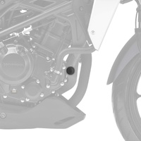 Pyramid Frame End Caps | Matte Black | Honda CB 125 R 2018>Current