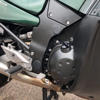 Pyramid Frame End Caps | Matte Black | Kawasaki GTR 1400 2007>Current