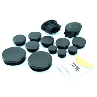 Pyramid Frame End Caps | Matte Black | BMW R 1200 R 2015>2018