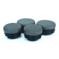 Pyramid Frame End Caps | Matte Black | Ducati Hypermotard 820 2013>2016