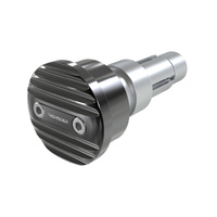 HIGHSIDER WAVE HANDLEBAR ENDS, BLK
