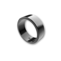 HIGHSIDER COLOUR RING HANDLEBAR ENDS, BLK