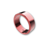 HIGHSIDER COLOUR RING HANDLEBAR ENDS, RED