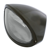 HIGHSIDER IOWA MAIN HEADLIGHT, BLK/CLR