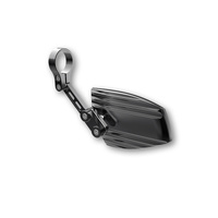 HIGHSIDER WAVE HANDLEBAR END MIRROR, SIL