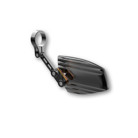 HIGHSIDER WAVE HANDLEBAR END MIRROR, GLD