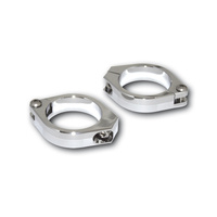 HIGHSIDER FORK PIPE CLAMPS, CHR, 42-43MM