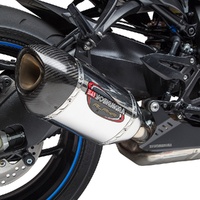 Yoshimura GSX-S1000/F/FZ/Z 16-20 ALPHA Stainless Slip-On Exhaust, w/ Stainless Muffler