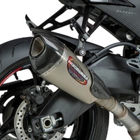 Yoshimura GSX-R1000 12-16 ALPHA T Slip-On Titanium Exhaust, w/ Titanium Muffler