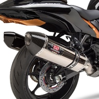 Yoshimura HAYABUSA 2022-25 Race R-77 Dual Stainless Slip-On Exhaust, w/ Stainless Mufflers