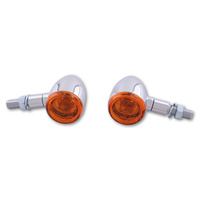 HIGHSIDER FLASHER BULLET LIGHT CHROME ALU
