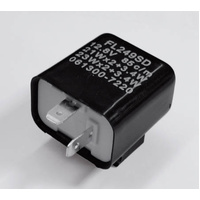 HIGHSIDER FLASHER RELAY, 2 PIN, 12V 21W, BLK