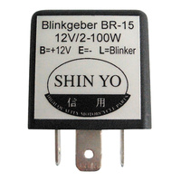 HIGHSIDER FLASHER RELAY SY-02 12V 1-100 W