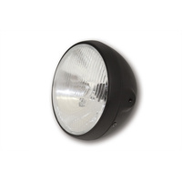 HIGHSIDER BRITISH-STYLE HEADLIGHT 7INCH, BLK