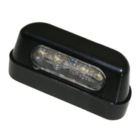HIGHSIDER LED LICENSE LIGHT ABS BLK E