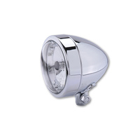 HIGHSIDER HEADLAMP BULLET 90MM H4 CHR BM